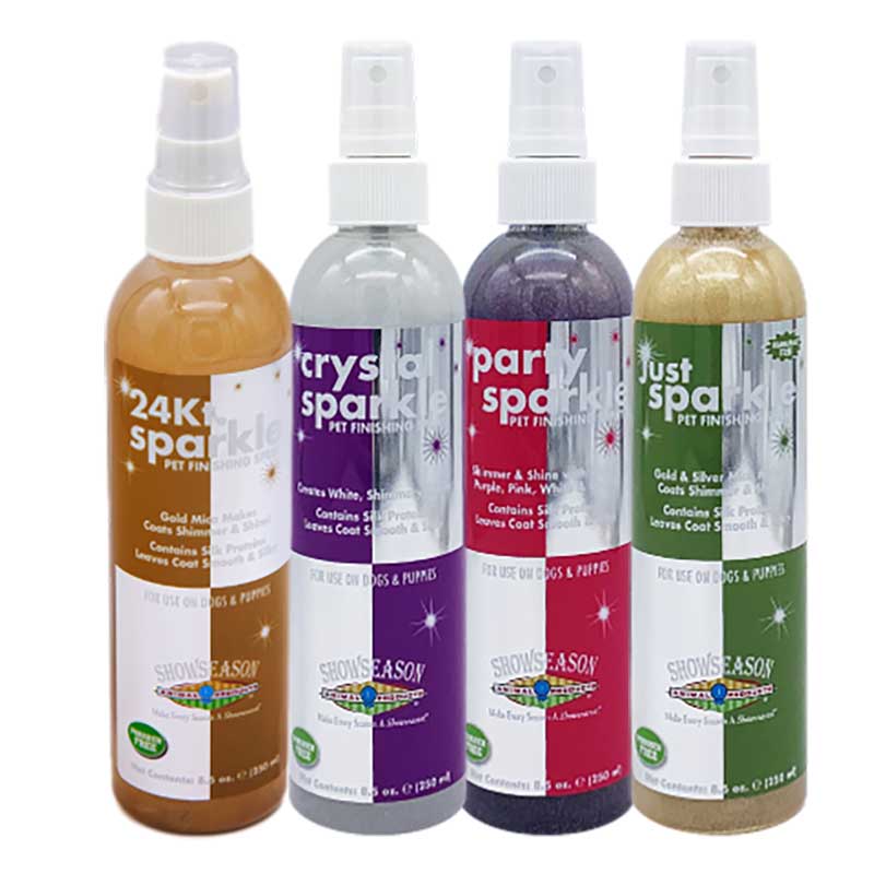 Show Season Crystal White Sparkle Spray - 8 oz – Pet-Agree Grooming Supplies